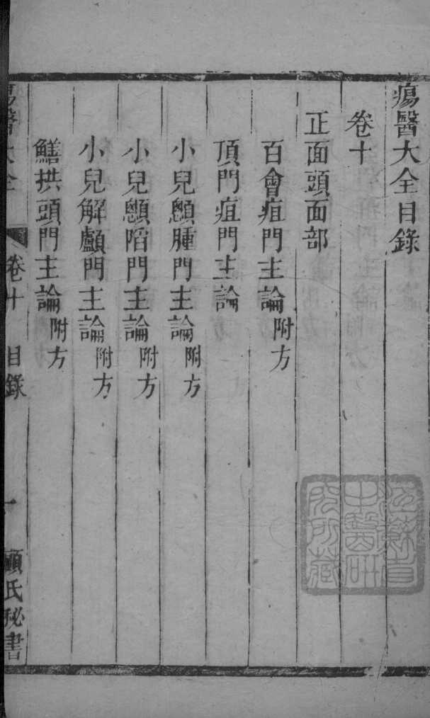 疡医大全  卷10